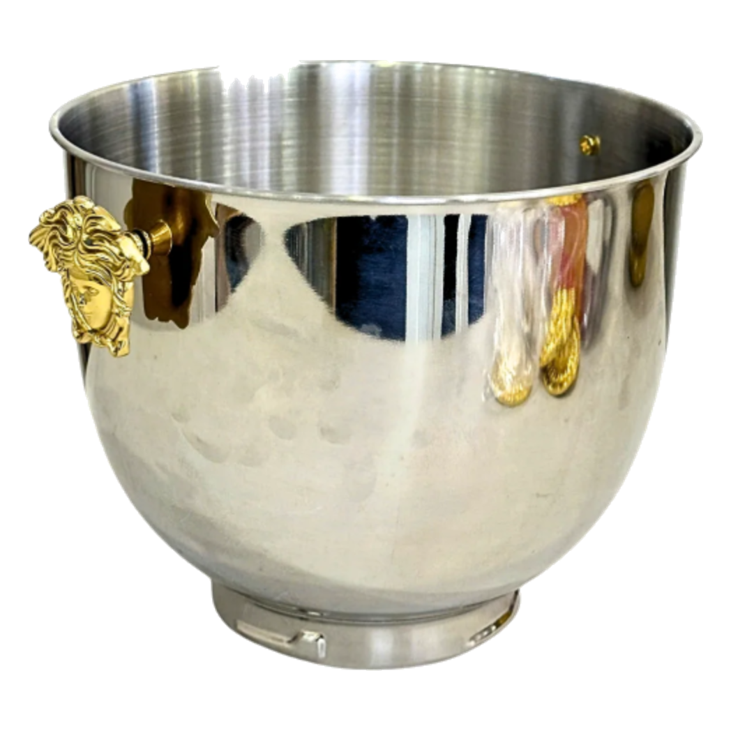 Maison Couture - Xô Đá Ướp Vang Stainless Steel Medusa Argent D'Or Ice Bucket 18x25-XÔ ĐÁ-CẬU HAI HOME DECOR