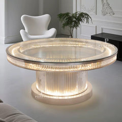 Maison Cristalleries Couture - Đĩa Pha Lê 2 Tầng Lumière Couronne Étagère 2 Niveaux 34x37-SET CHÉN DĨA-CẬU HAI HOME DECOR