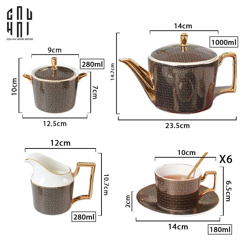 MAISON DE LUXE - SET BÌNH TRÀ MEGGIE SS25