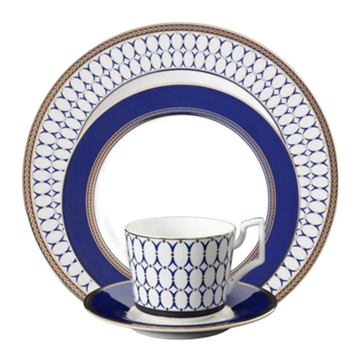 Set Đĩa  Bàn Tiệc Âu Ogilvy Banquet Plates 4 Pcs Élégance Cobalt Blue  Dinnerware Sets