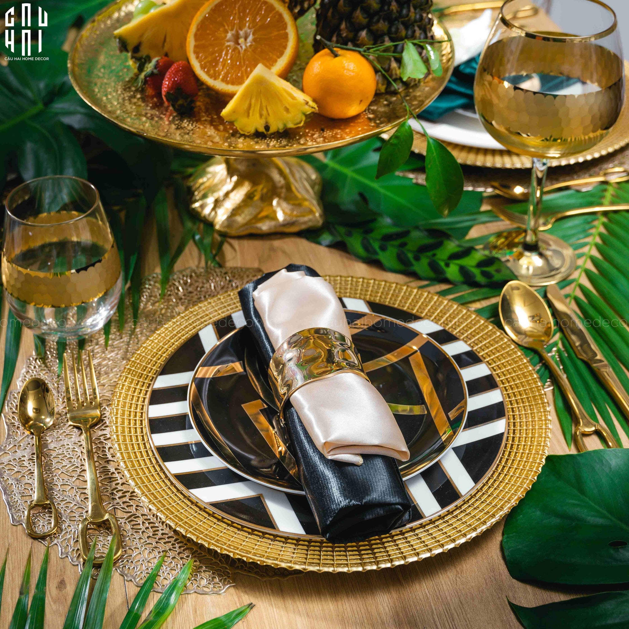Maison De Luxe - Set Khăn Ăn - Set Napkin Enigma Ss22-KHĂN ĂN-CẬU HAI HOME DECOR
