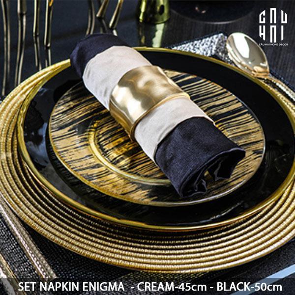 Maison De Luxe - Set Khăn Ăn - Set Napkin Enigma Ss22-KHĂN ĂN-CẬU HAI HOME DECOR