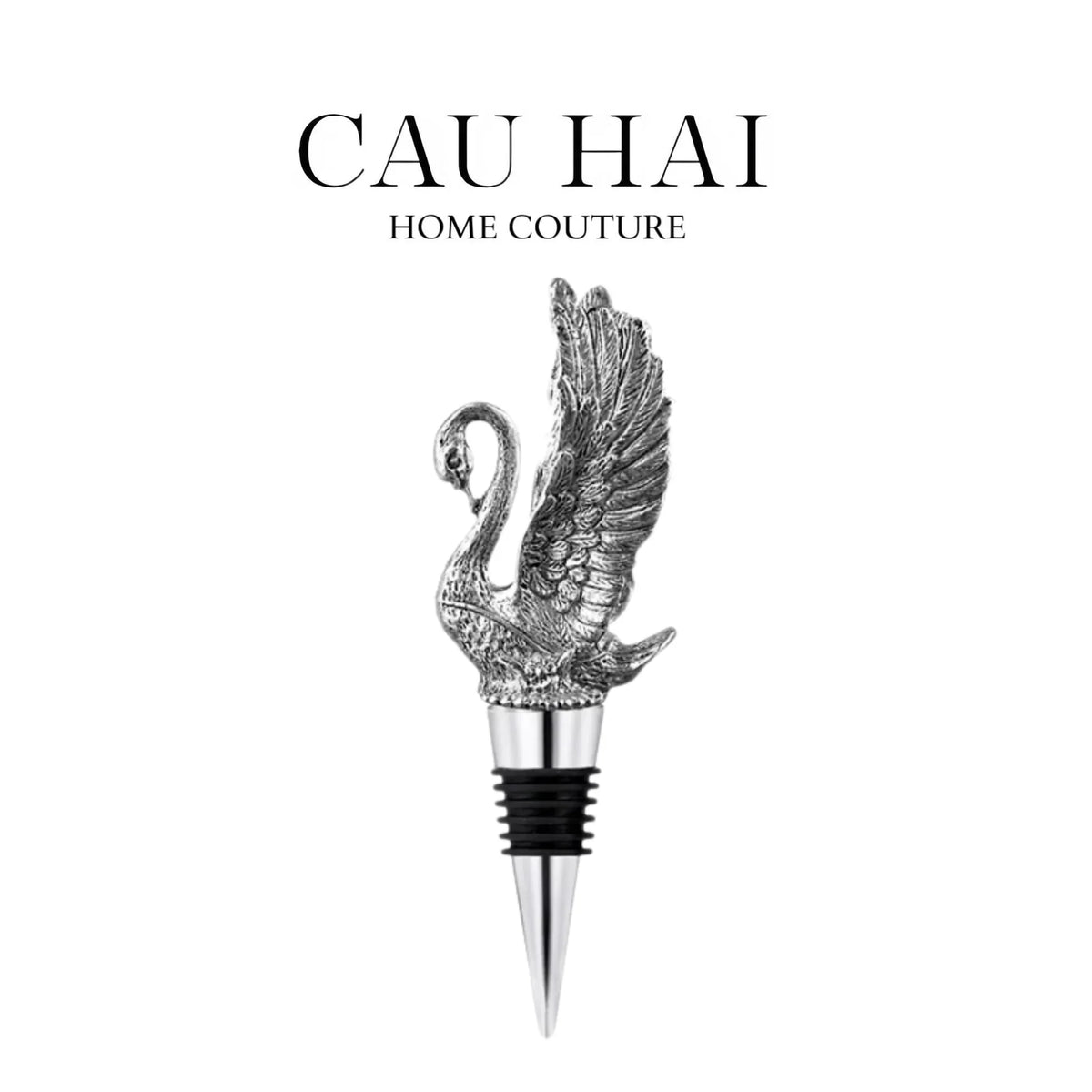 Nút Đậy Vang - Swan Wine Stopper Ss25-Nắp đồ uống thay thế-CẬU HAI HOME DECOR