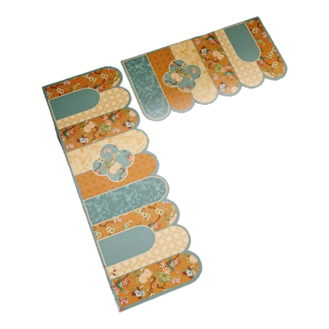 Set Thảm Bếp Da Cao Cấp -  Water & Oil Repellent - 45x75/150 Cloud of  Dynasty