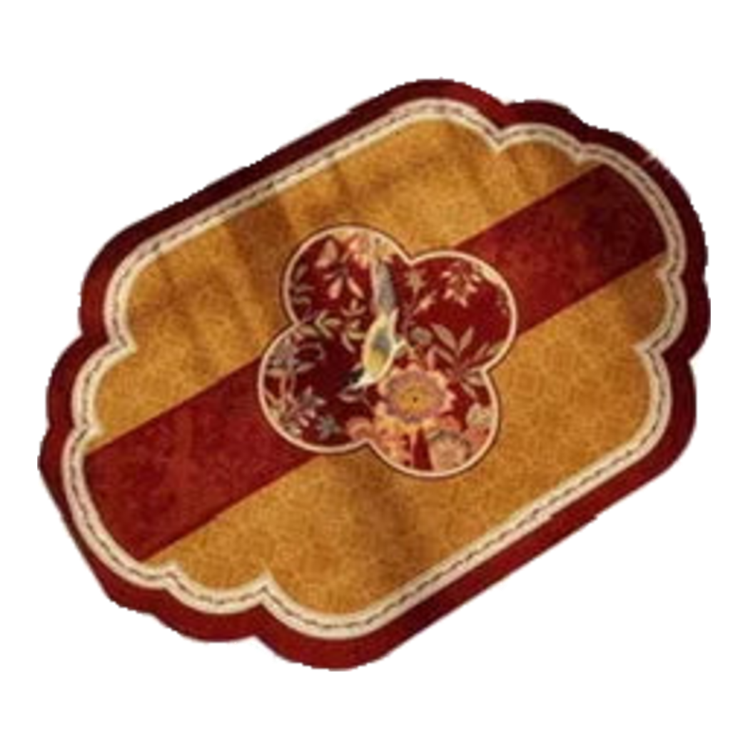 Thảm Cửa Microfiber 50x75 - Ming Dynasty Floral of Fortune - Hỷ Lạc Hoa Khai-THẢM CỬA-CẬU HAI HOME DECOR-CẬU HAI HOME DECOR