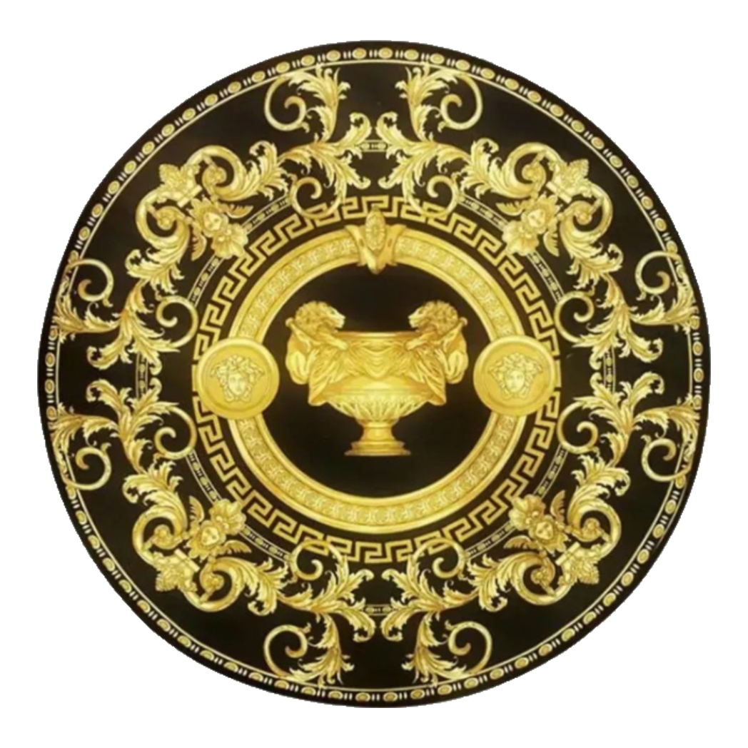 Thảm Tròn Nhung Bỉ D100 - Ronde Carpet Barocco - La Coupe Des Dieux