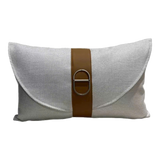 Gối Sangle Boucle Camel Greige 30x50