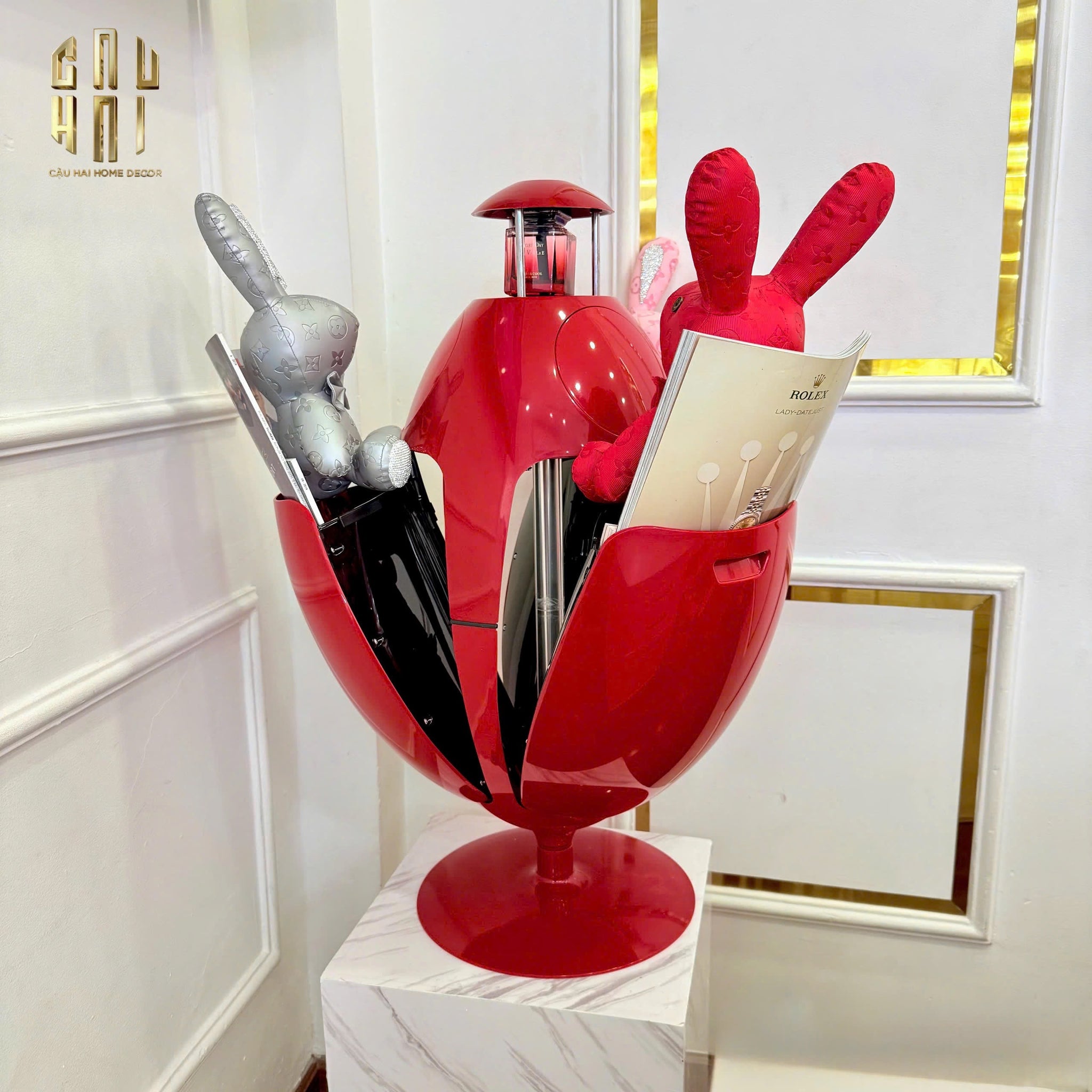 SECRET RED EGG - MODERN BOX - HỘP LƯU TRỮ-CẬU HAI HOME DECOR