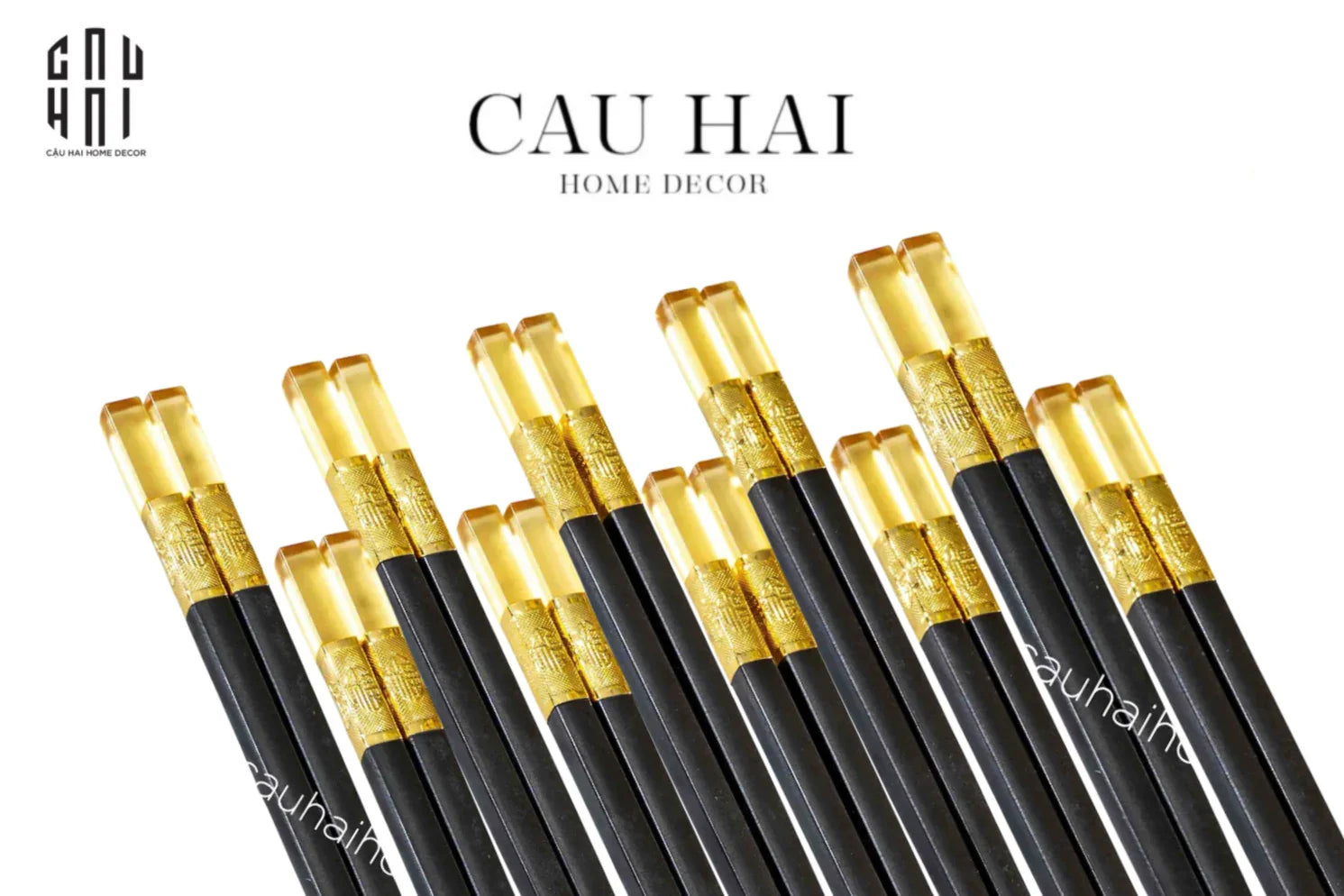 SET 10 ĐÔI ĐŨA AMBER BLACK