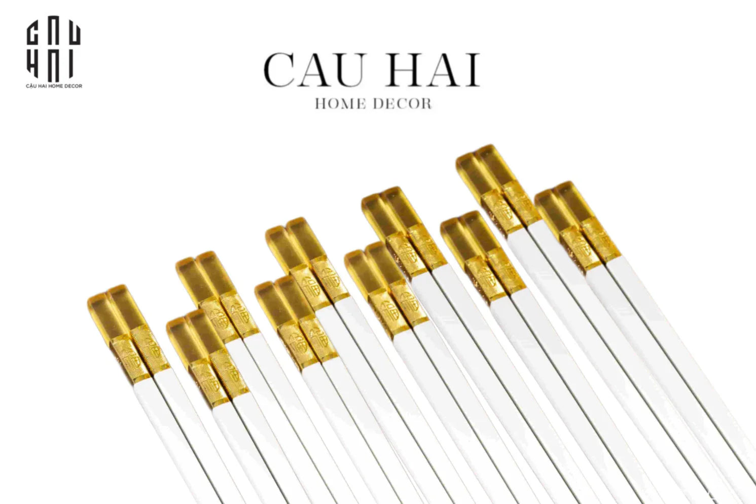 SET 10 ĐÔI ĐŨA AMBER WHITE