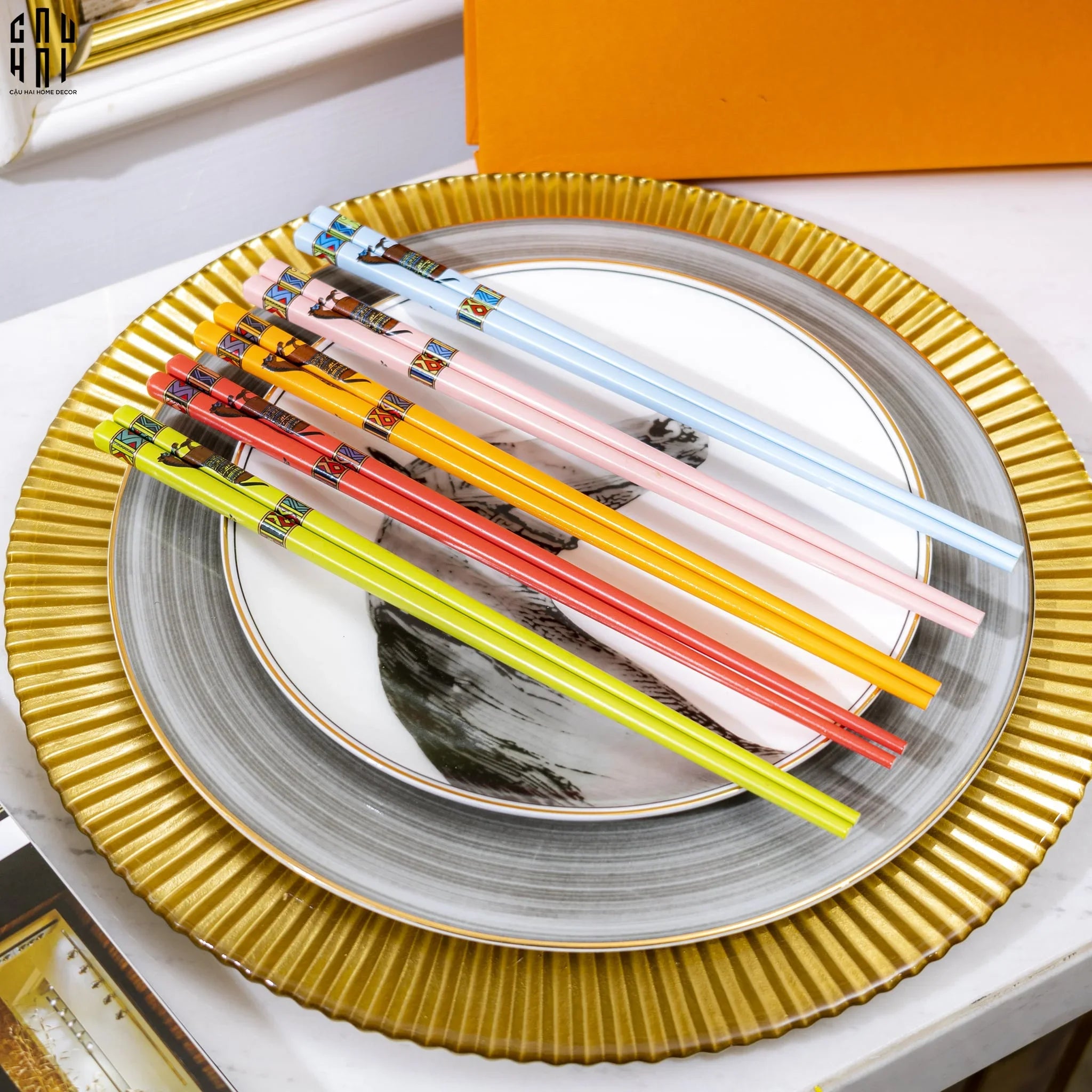 SET 10 ĐÔI ĐŨA SỨ CHARIOT LUXURY