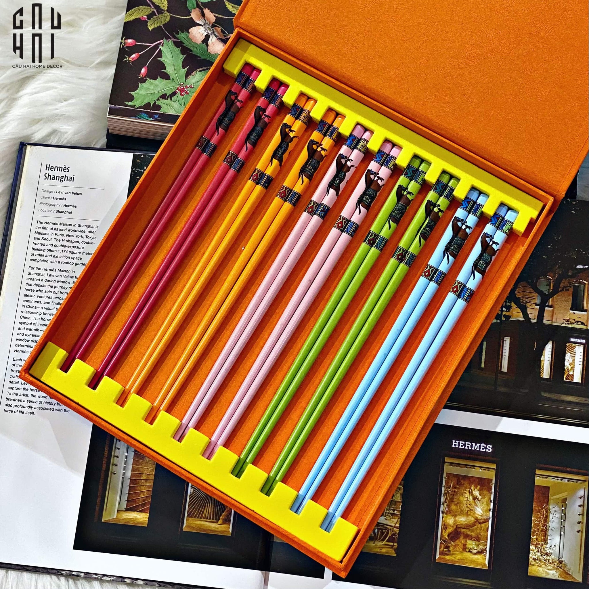 SET 10 ĐÔI ĐŨA SỨ CHARIOT LUXURY