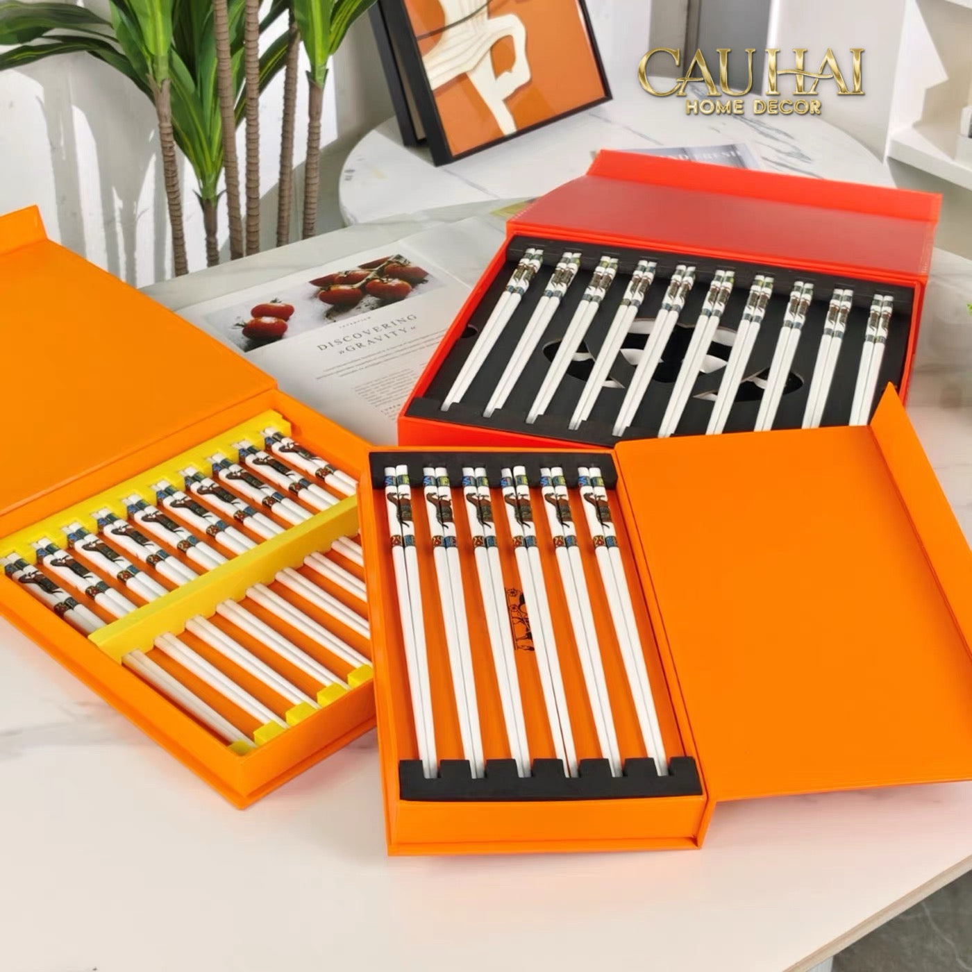 Set 10 Đôi Đũa Sứ Legacy Cheval Oriental Héritage Couture Ceramic Chopsticks Set-CẬU HAI HOME DECOR