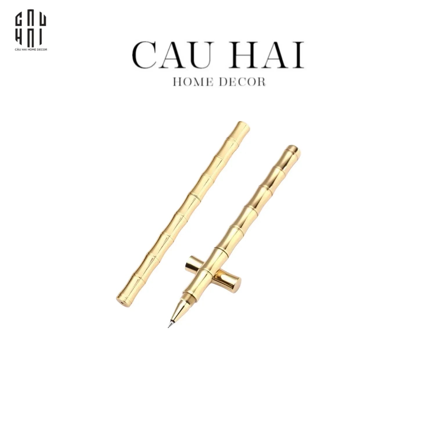 SET 2 BÚT BRASSON BAMBOO-CẬU HAI HOME DECOR