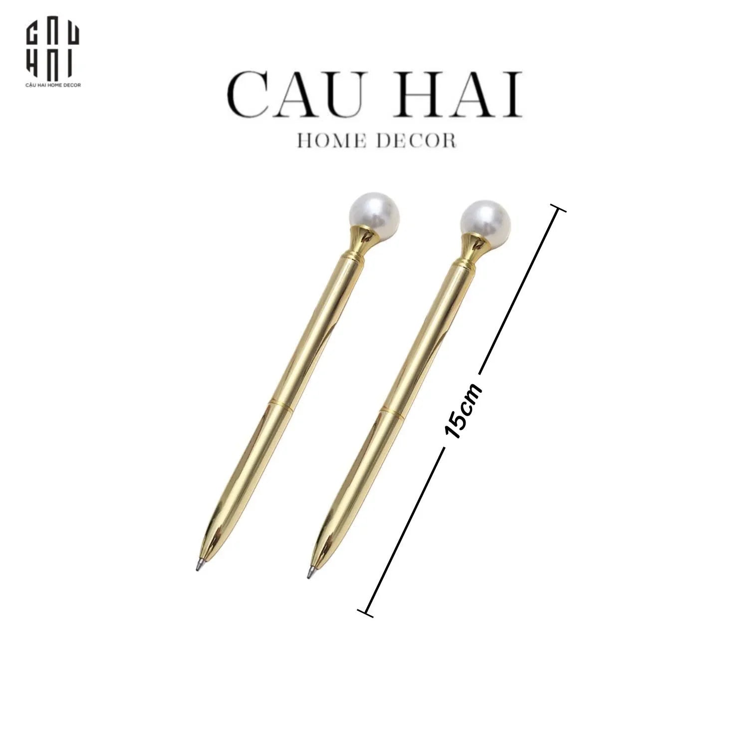 Set 2 Bút White Pearl-CẬU HAI HOME DECOR