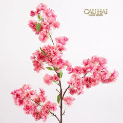 Set 2 Cành Hoa Anh Đào Trắng - White Sakura-CẬU HAI HOME DECOR