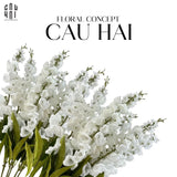Set 2 Cành Hoa Chuông - White - CẬU HAI HOME DECOR