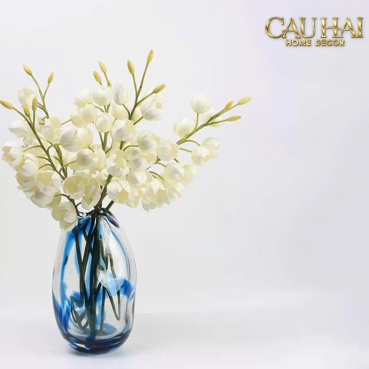 Set 2 Cành Hoa Lan Yucca - CẬU HAI HOME DECOR