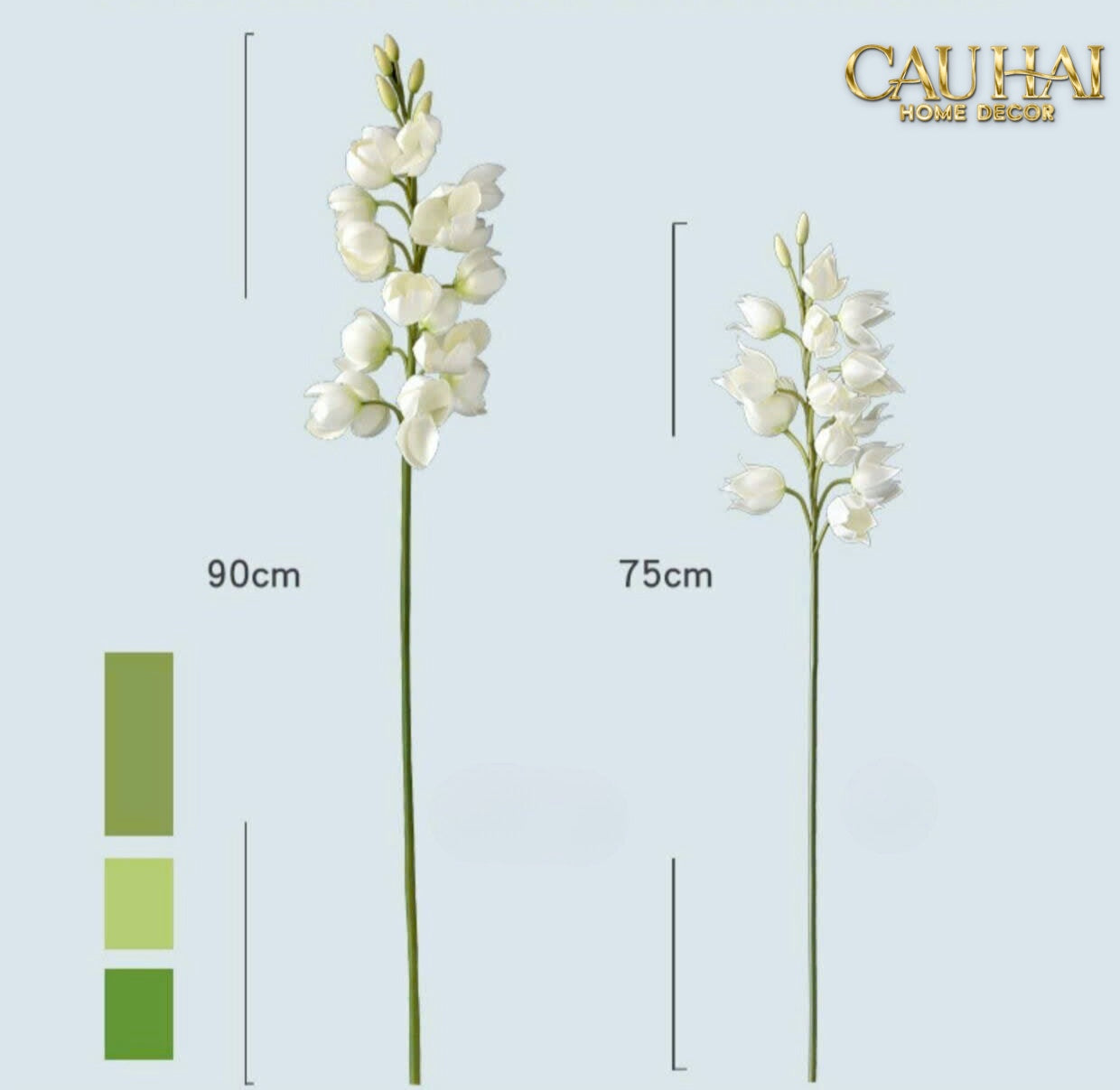 Set 2 Cành Hoa Lan Yucca - CẬU HAI HOME DECOR