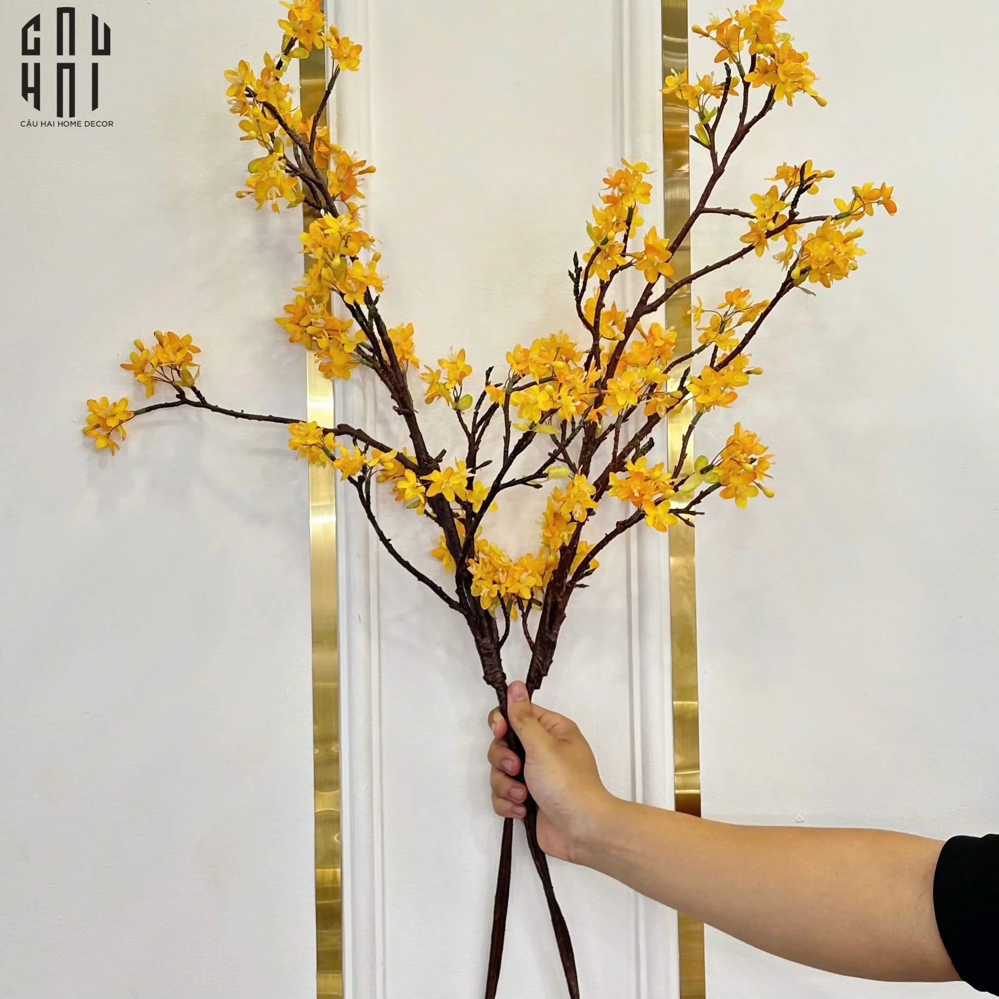 SET 2 CÀNH HOA NHÀI FORSYTHIA