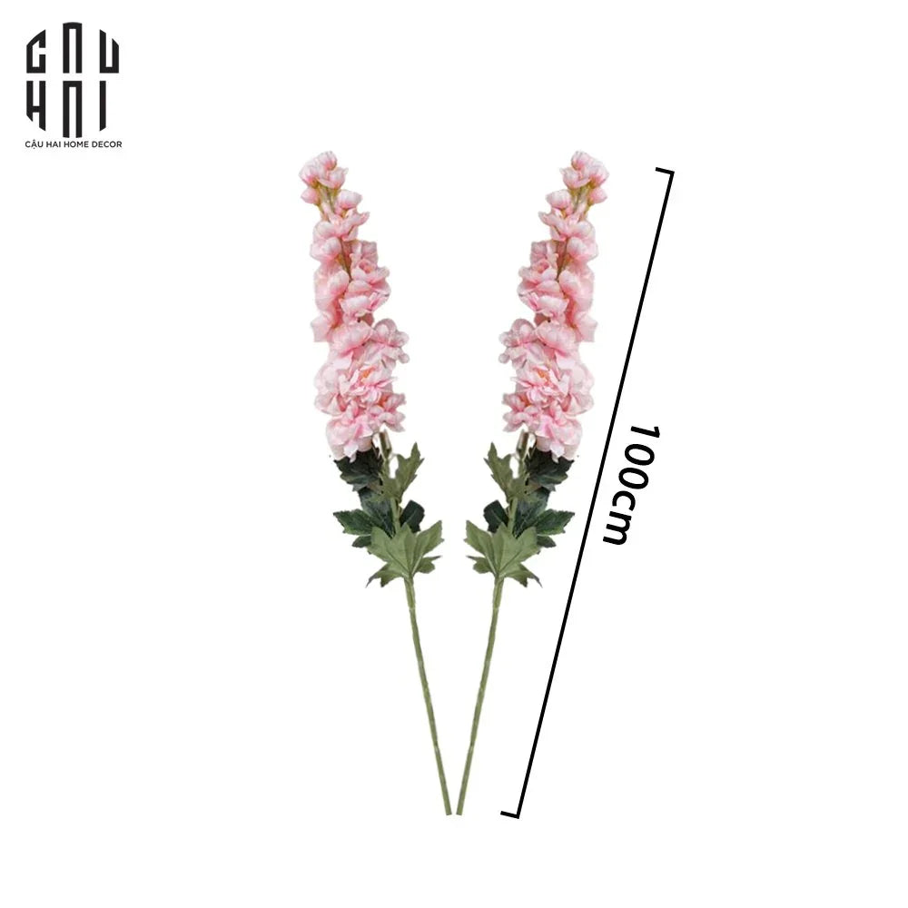 SET 2 CÀNH HOA PHI YẾN - DELPHINIUM - HỒNG NHẠT