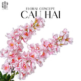 Set 2 Cành Hoa Phi Yến - Delphinium - Hồng Nhạt - CẬU HAI HOME DECOR