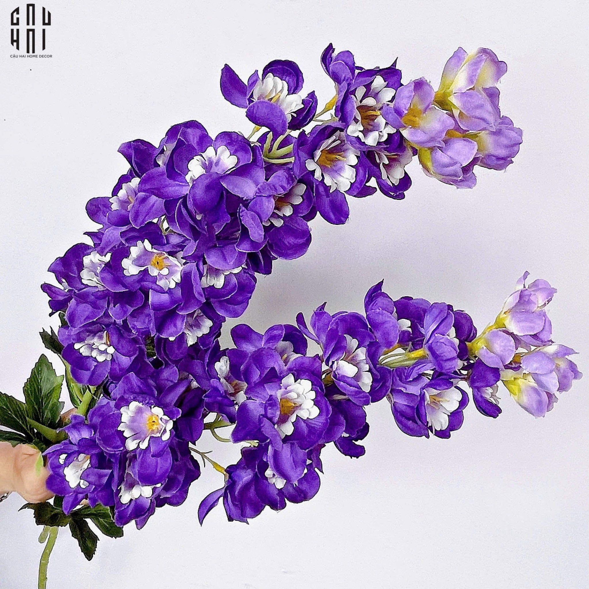 SET 2 CÀNH HOA PHI YẾN - DELPHINIUM - TÍM