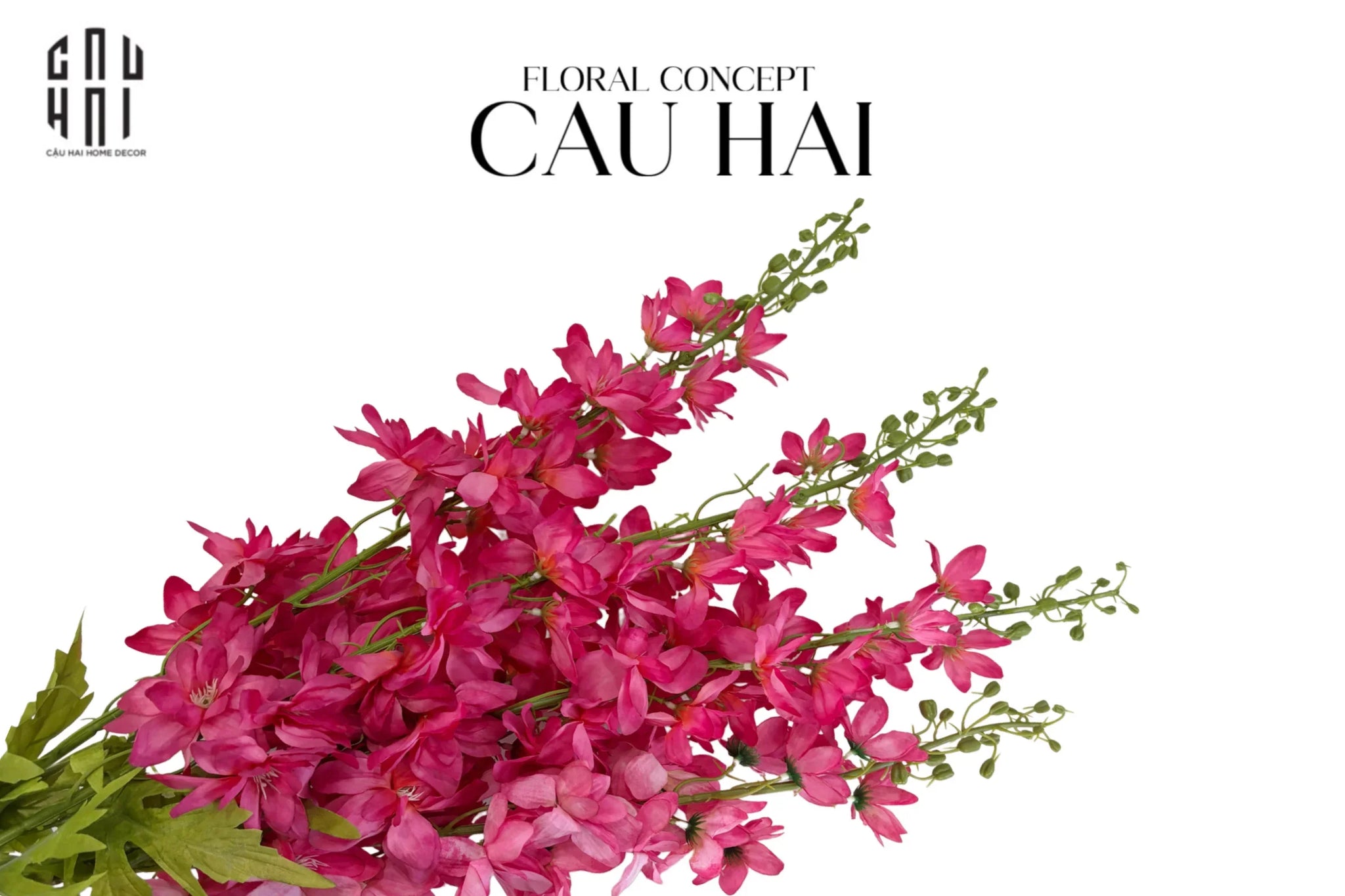 SET 2 CÀNH HOA PHI YẾN - MAGENTA