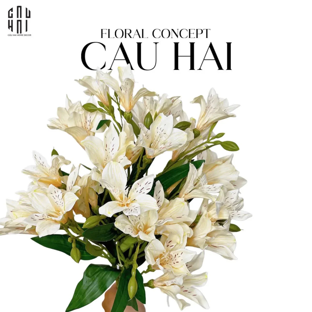 Set 2 Cành Hoa Thuỷ Tiên - CẬU HAI HOME DECOR