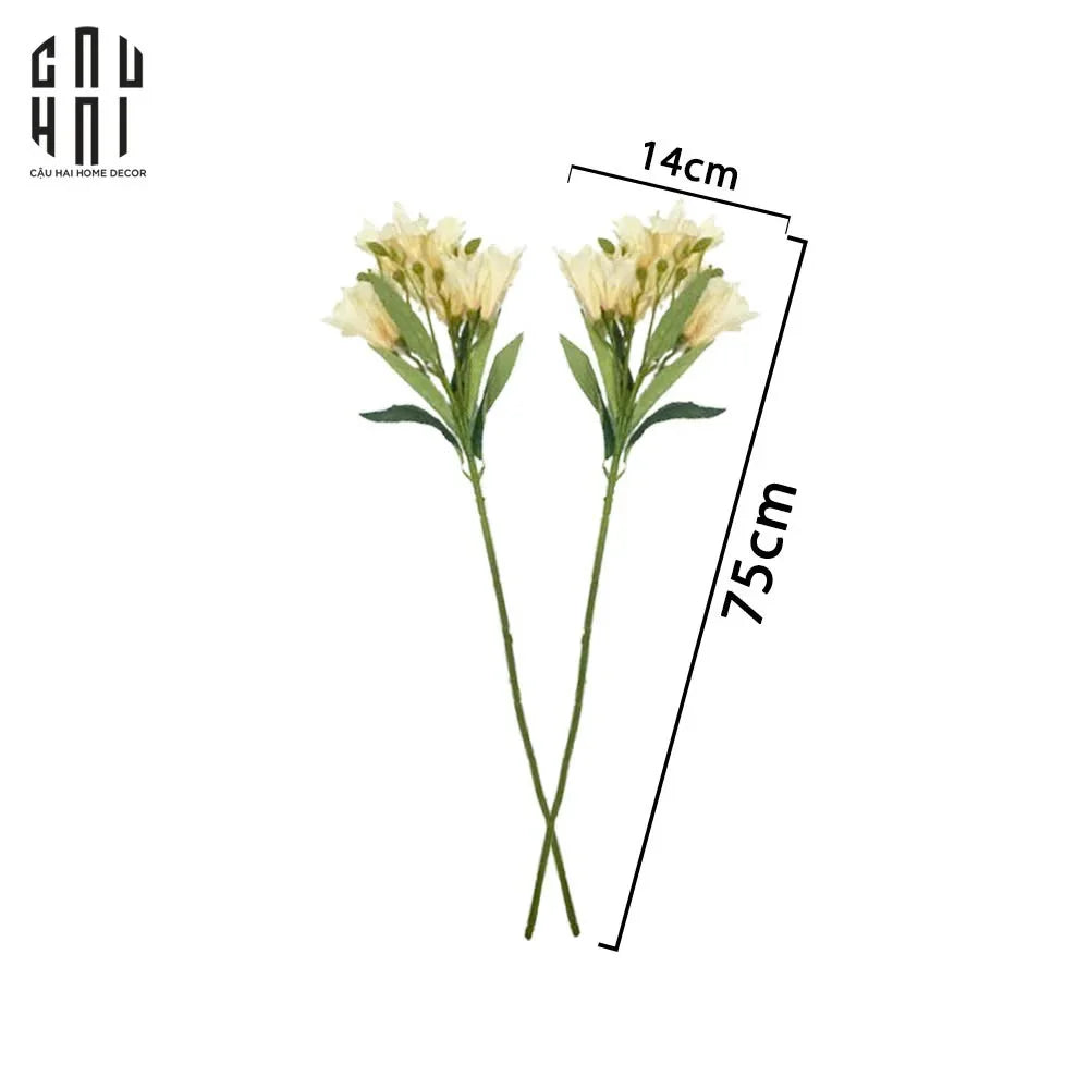 Set 2 Cành Hoa Thuỷ Tiên-CẬU HAI HOME DECOR