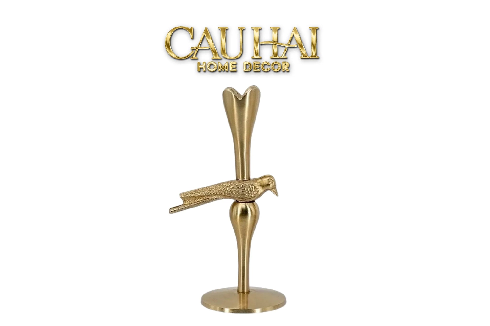 Set 2 Đế Nến Đồng Brasson Bird Harmonia Candle Holders-ĐÈN TRANG TRÍ-CẬU HAI HOME DECOR