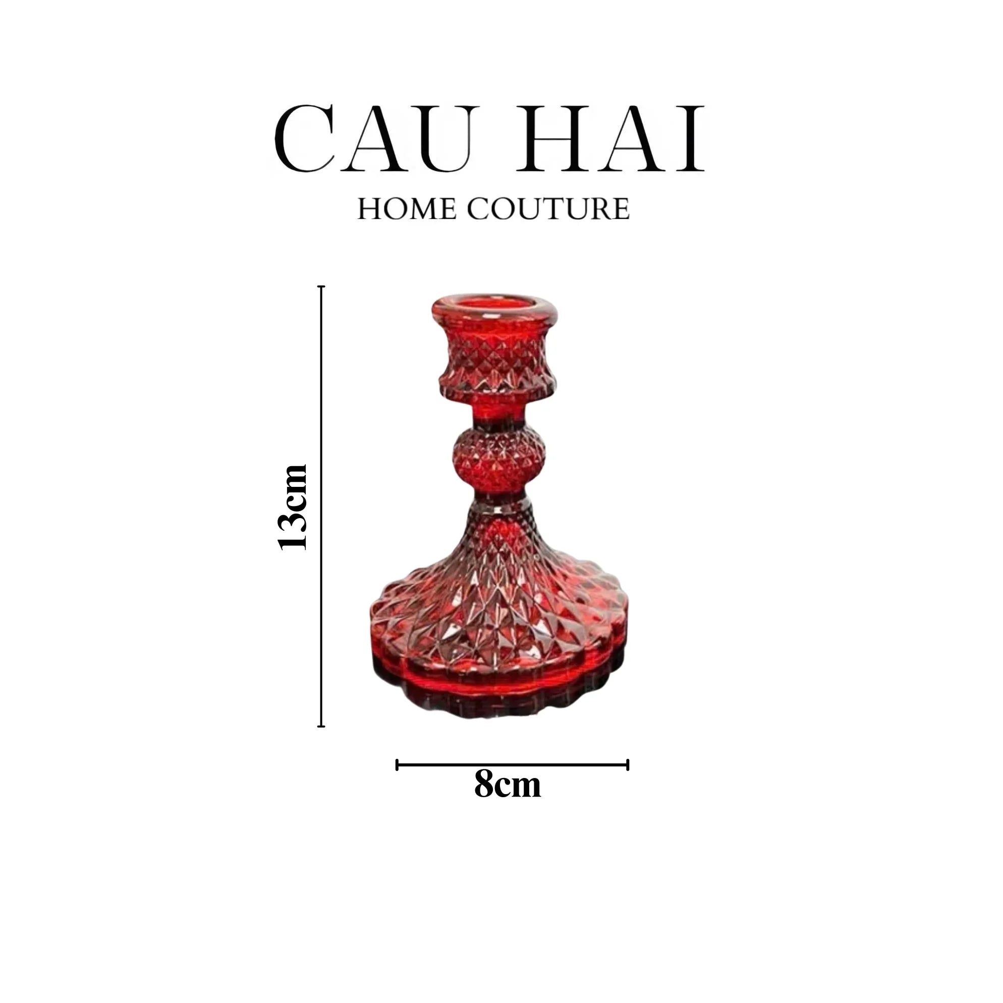 Set 2 Đế Nến Éclat De Rouge-ĐẾ NẾN-CẬU HAI HOME DECOR