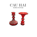 Set 2 Đế Nến Éclat De Rouge-ĐẾ NẾN-CẬU HAI HOME DECOR