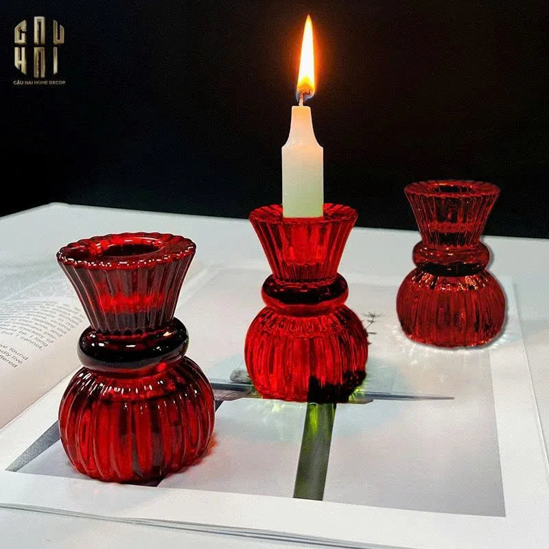 SET 2 ĐẾ NẾN PHA LÊ ROUGE ÉCLAT