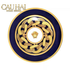 Set 2 Đĩa Dinner Gốm Sứ Medusa Chain Royale Cobalt 27/20-SET CHÉN DĨA-CẬU HAI HOME DECOR