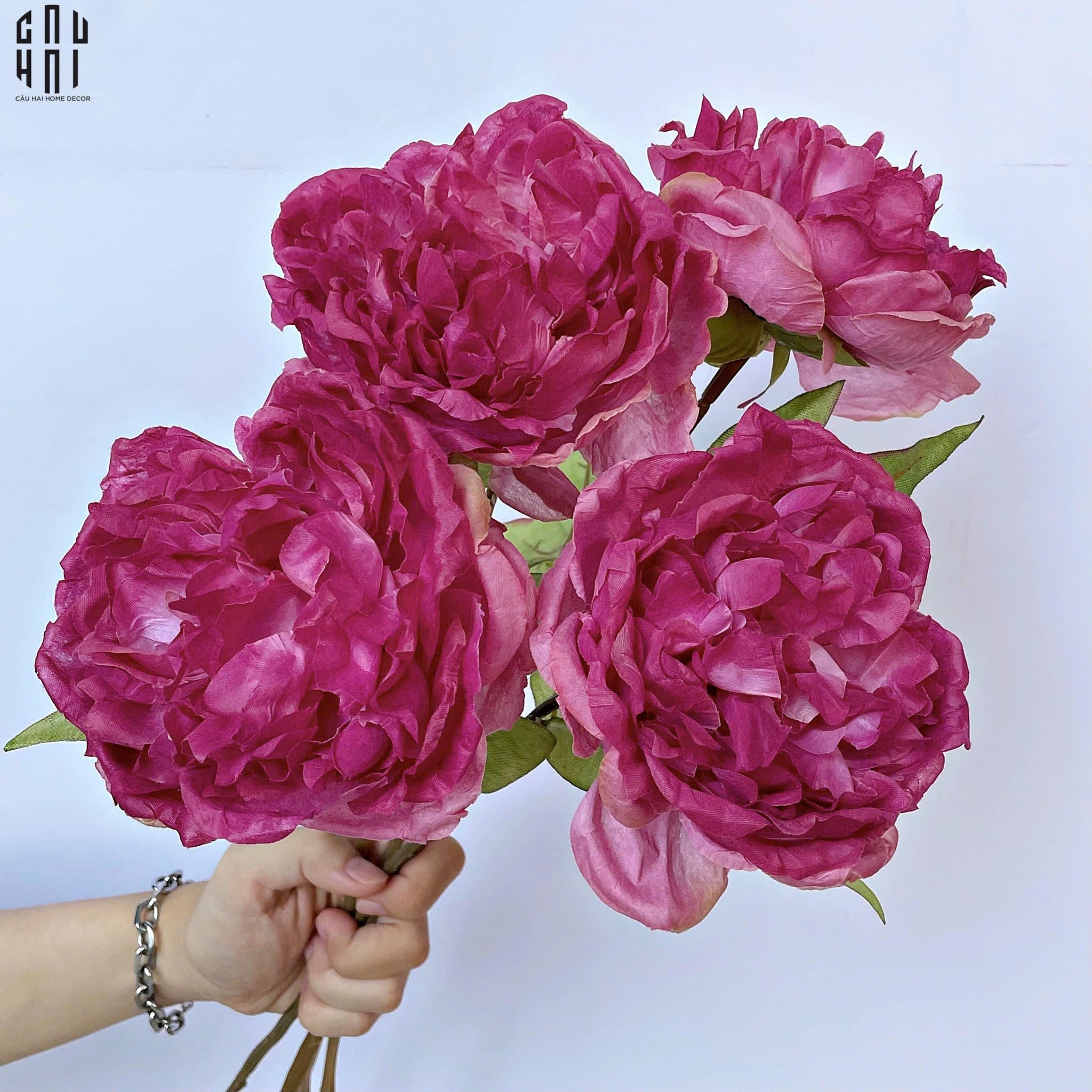 SET 2 HOA MẪU ĐƠN - TÍM-CẬU HAI HOME DECOR