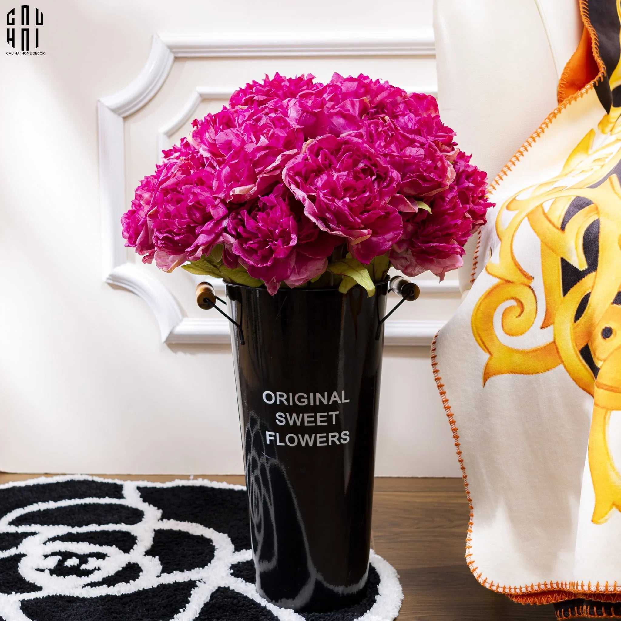 SET 2 HOA MẪU ĐƠN - TÍM-CẬU HAI HOME DECOR