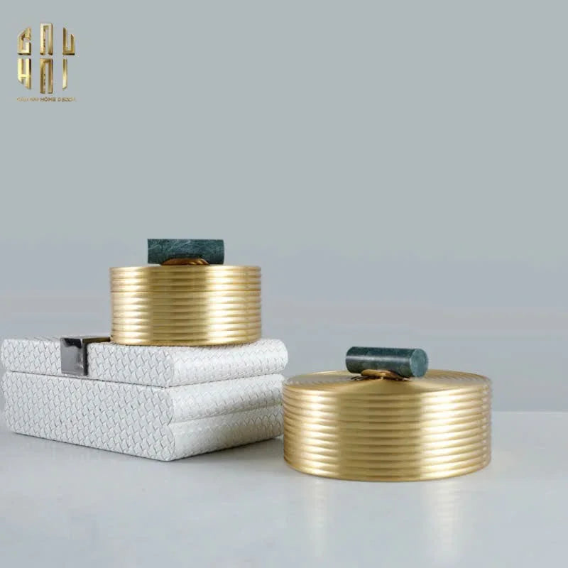Set 2 Hộp Brasson Orbit Lid-HỘP TRANG SỨC-CẬU HAI HOME DECOR