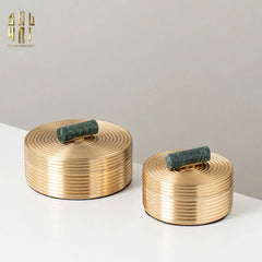 Set 2 Hộp Brasson Orbit Lid-HỘP TRANG SỨC-CẬU HAI HOME DECOR