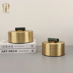 Set 2 Hộp Brasson Orbit Lid-HỘP TRANG SỨC-CẬU HAI HOME DECOR