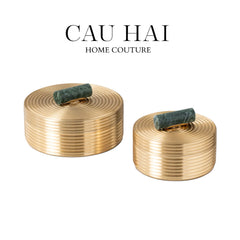 Set 2 Hộp Brasson Orbit Lid-HỘP TRANG SỨC-CẬU HAI HOME DECOR