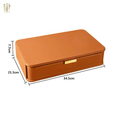 Set 2 Hộp Lưu Trữ Da Pu Alexander-HỘP TRANG SỨC-CẬU HAI HOME DECOR