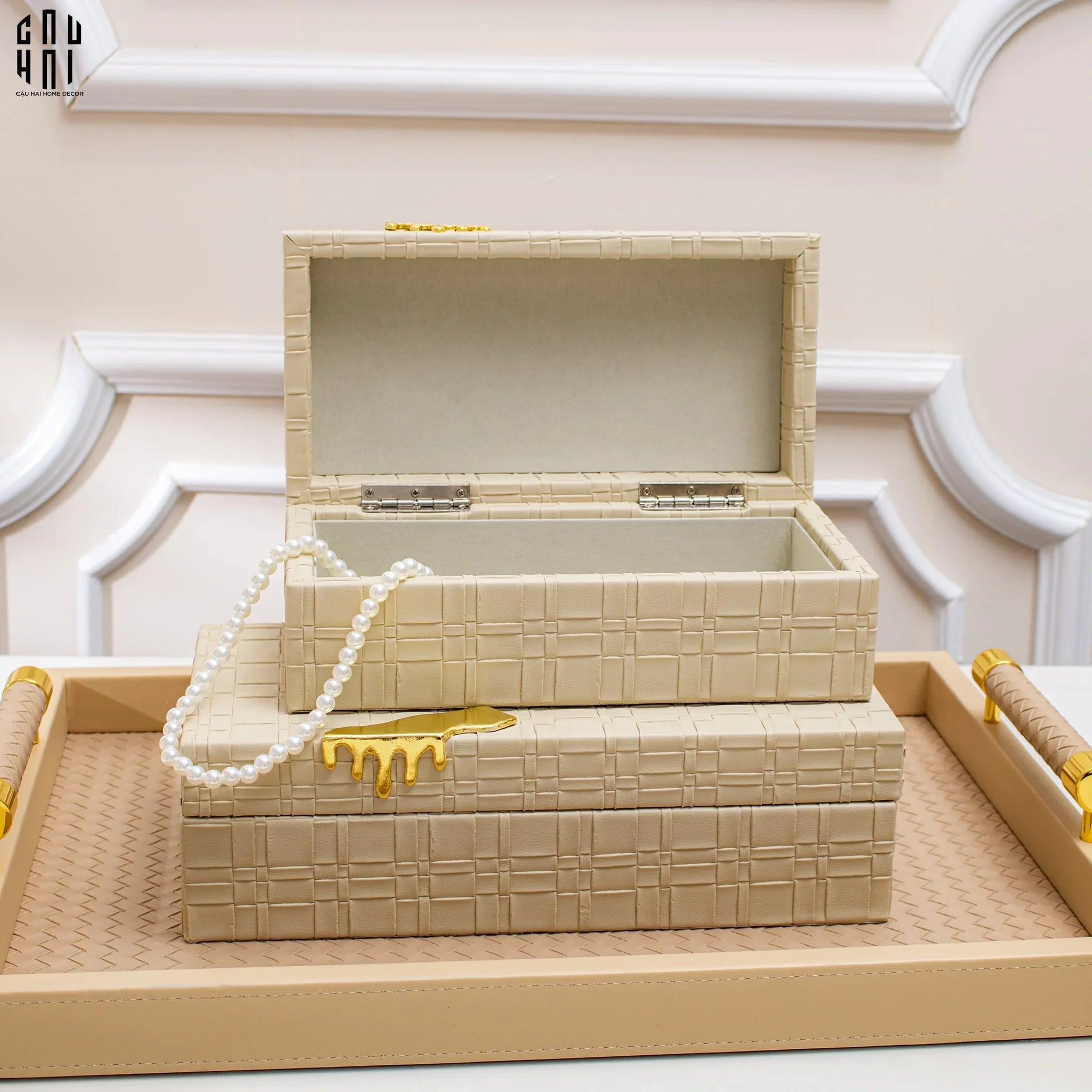Set 2 Hộp Trang Sức Elegance Ss25-HỘP TRANG SỨC-CẬU HAI HOME DECOR