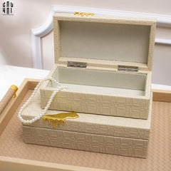 Set 2 Hộp Trang Sức Elegance Ss25-HỘP TRANG SỨC-CẬU HAI HOME DECOR