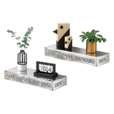 Set 2 Kệ Treo Tường Starlight Mirrored Crystal Shelf-Kệ Treo Tường-CẬU HAI HOME DECOR