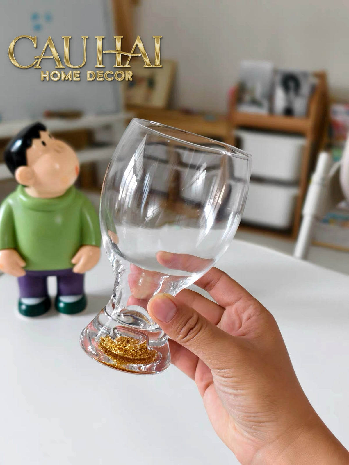 Set 2 Ly Bia Thuỷ Tinh Glacier La Couleur Rose Cocktail Glasses 370Ml-CẬU HAI HOME DECOR
