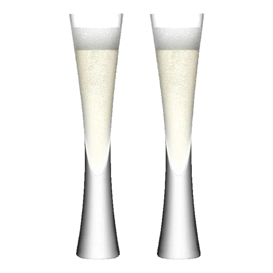 Maison Couture -  Set 2 Ly Champagne Thuỷ Tinh Mint 150ml Cristalleries Glasses 190ml