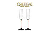 Set 2 Ly Champane Flute Sparkle Sparkling Glasses 240ml 4.2x26x7.1-LY THỦY TINH-CẬU HAI HOME DECOR