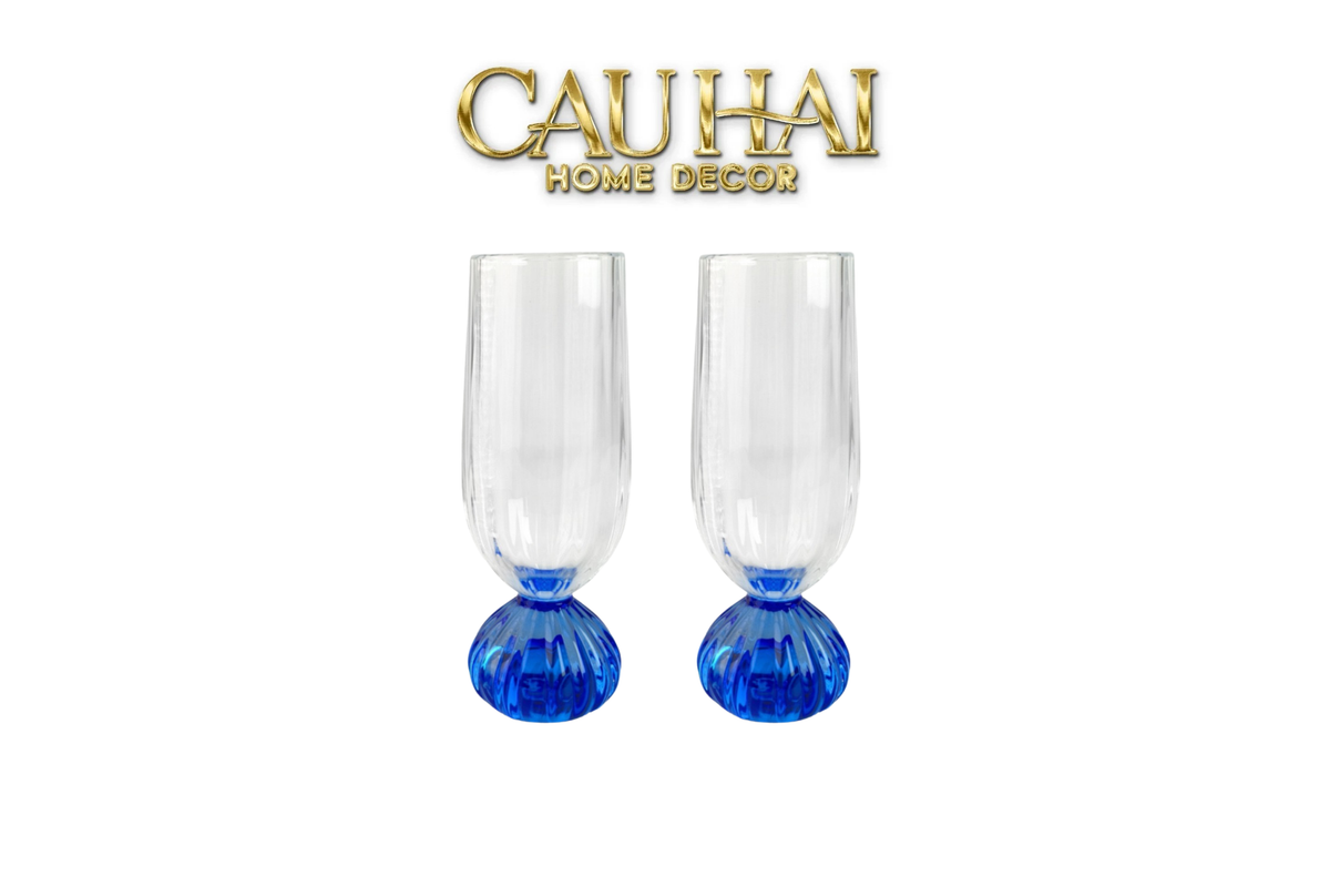 Set 2 Ly Cocktail Blue Sapphire Drop 180ml-LY THỦY TINH-CẬU HAI HOME DECOR