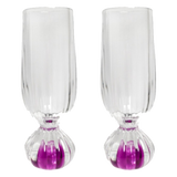 Set 2 Ly Cocktail Pink Purple Petal 180ml-CẬU HAI HOME DECOR-CẬU HAI HOME DECOR